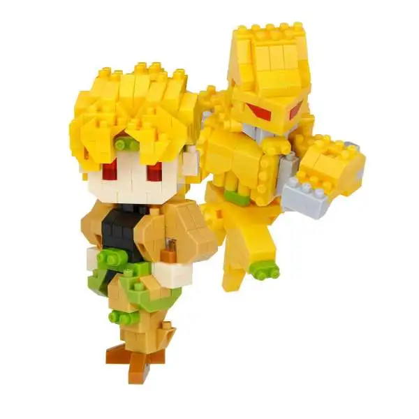Nanoblock JoJo's Bizarre Adventure Character Collection Series Dio & The World 3.03-Inch Building Block Set (Pre-Order ships May)