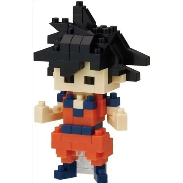Nanoblock Dragon Ball Z DBZ Character Collection Series Son Goku Micro-Sized Building Block Set #001 (Pre-Order ships June)