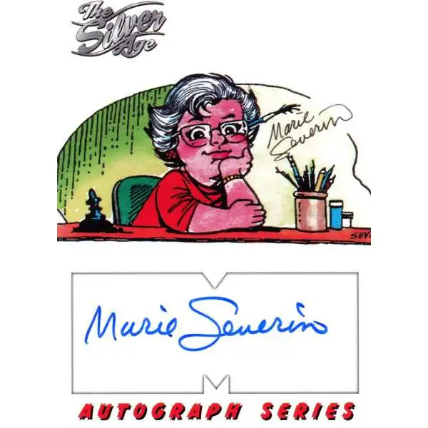 Marvel The Silver Age 1998 Marie Severin Autographed Single Card A10