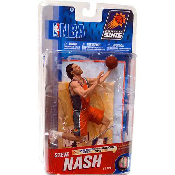 McFarlane Toys NBA Phoenix Suns Sports Picks Basketball Series 19 Steve Nash Action Figure [Latin Nights "Los Suns" Jersey]