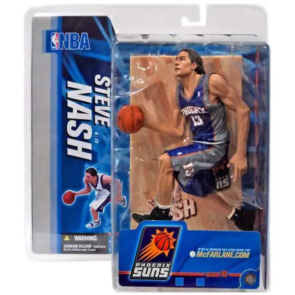 McFarlane Toys NBA Phoenix Suns Sports Basketball Series 10 Steve Nash Action Figure [Purple Jersey Variant]