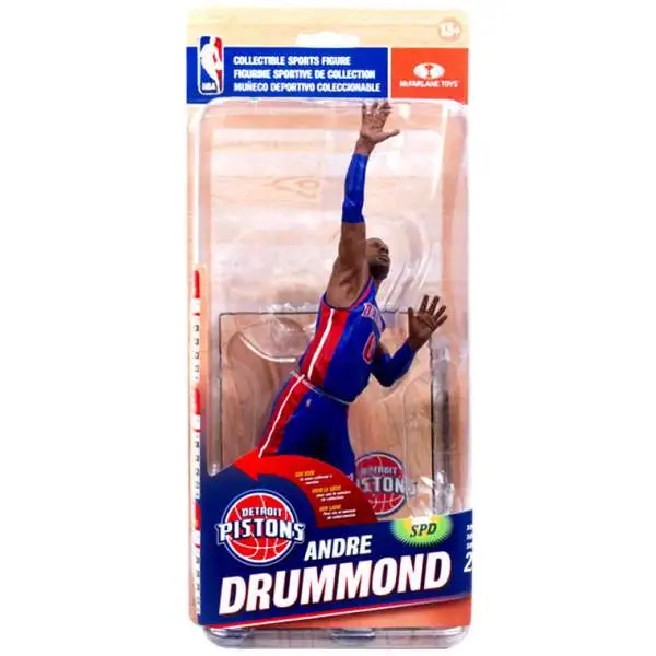 McFarlane Toys NBA Detroit Pistons Sports Basketball Series 25 Andre Drummond Action Figure [Blue Uniform]