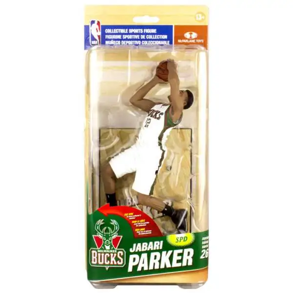 McFarlane Toys NBA Milwaukee Bucks Sports Picks Basketball Series 26 Jabari Parker Action Figure