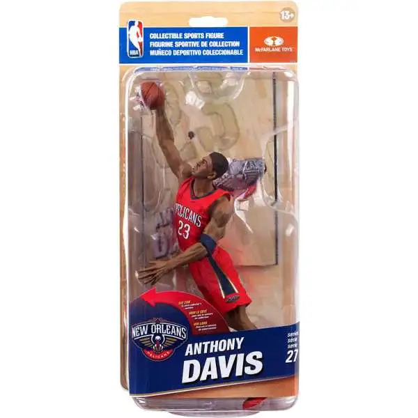 McFarlane Toys NBA New Orleans Pelicans Sports Basketball Series 27 Anthony Davis Action Figure [Red Uniform]