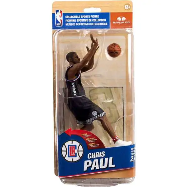 McFarlane Toys NBA Los Angeles Clippers Sports Picks Basketball Series 27 Chris Paul Action Figure [Black Uniform]