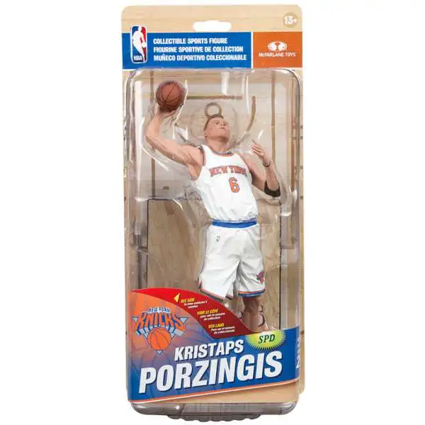 McFarlane Toys NBA New York Knicks Sports Basketball Series 29 Kristaps Porzingis Action Figure [White Jersey]