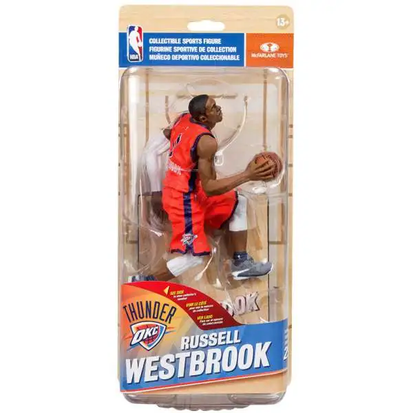 McFarlane Toys NBA Oklahoma City Thunder Sports Picks Basketball Series 29 Russell Westbrook Action Figure [Red Jersey]