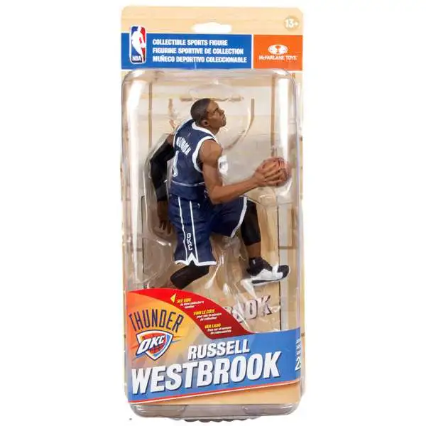 McFarlane Toys NBA Oklahoma City Thunder Sports Basketball Series 29 Russell Westbrook Action Figure [Blue Jersey]