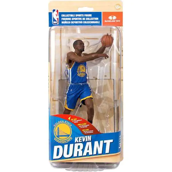 McFarlane Toys NBA Golden State Warriors Sports Basketball Series 30 Kevin Durant Action Figure [Blue Uniform]