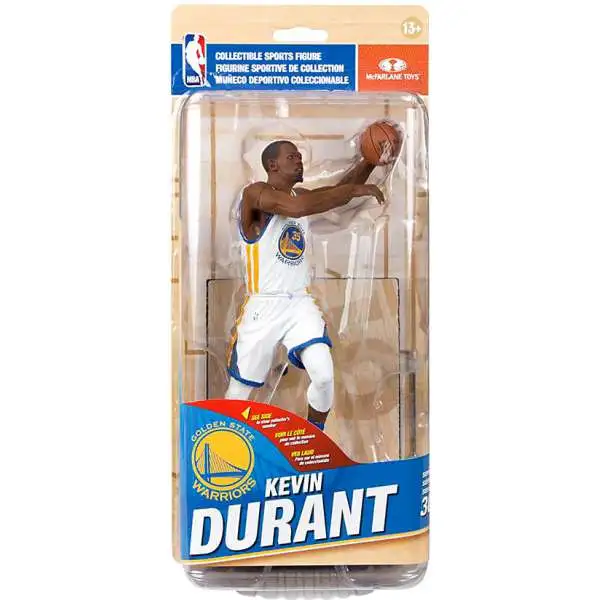 McFarlane Toys NBA Golden State Warriors Sports Basketball Series 30 Kevin Durant Action Figure [White Uniform]