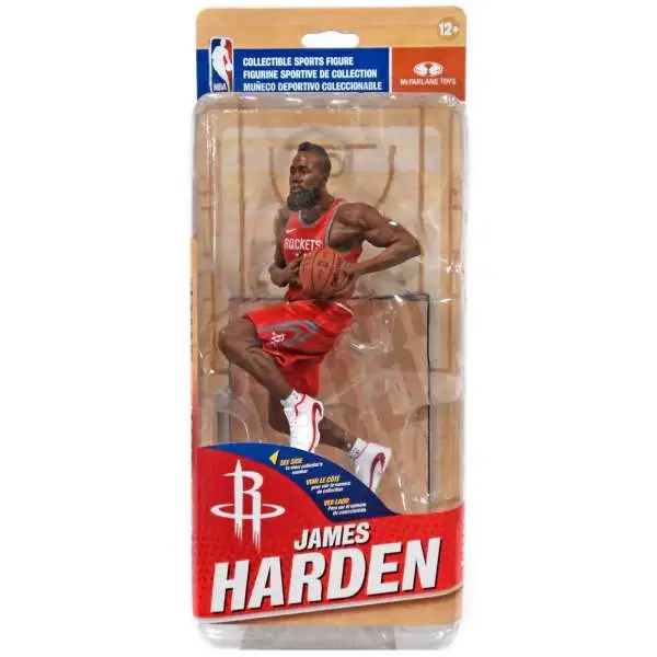 McFarlane Toys NBA Houston Rockets Sports Basketball Series 31 James Harden Action Figure [Red Away Uniform]