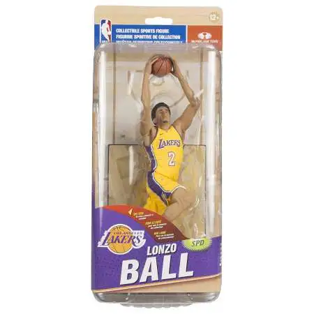 McFarlane Toys NBA Los Angeles Lakers Sports Picks Basketball Series 32 Lonzo Ball Action Figure [Yellow Uniform]