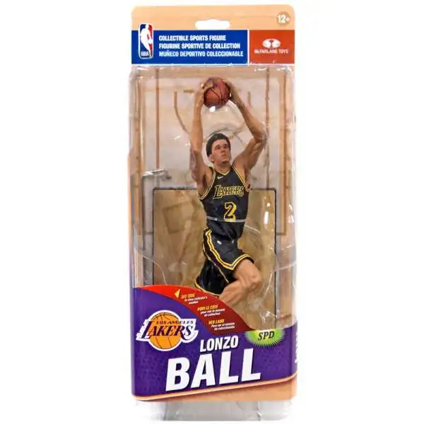 McFarlane Toys NBA Los Angeles Lakers Sports Basketball Series 32 Lonzo Ball Action Figure [Black City Edition]