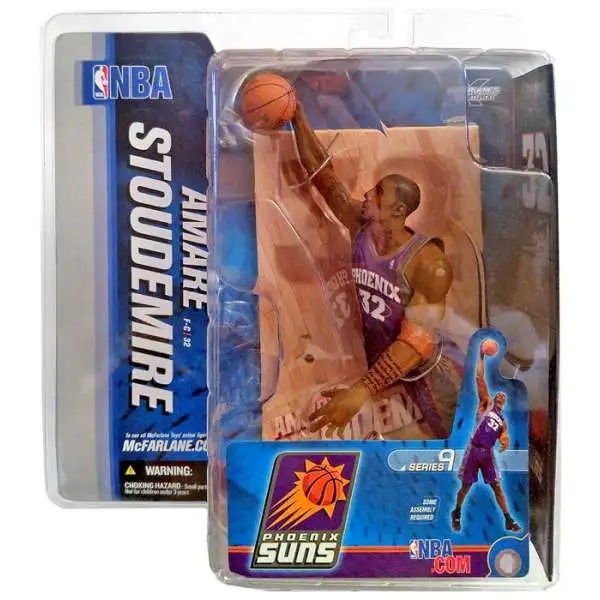 McFarlane Toys NBA Phoenix Suns Sports Basketball Series 9 Amare Stoudemire Action Figure [Purple Jersey]