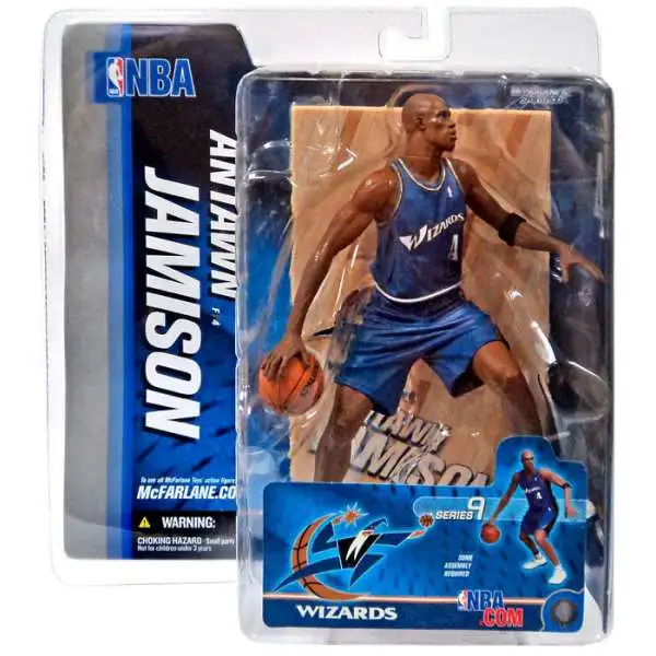 McFarlane Toys NBA Washington Wizards Sports Basketball Series 9 Antawn Jamison Action Figure [Blue Jersey]