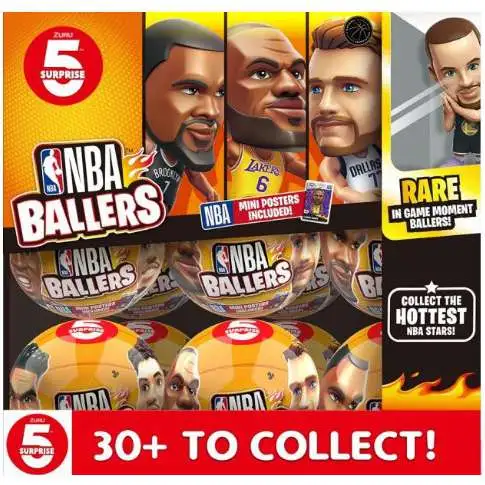 5 Surprise NBA Ballers Series 1 Mystery Box [22 Packs]