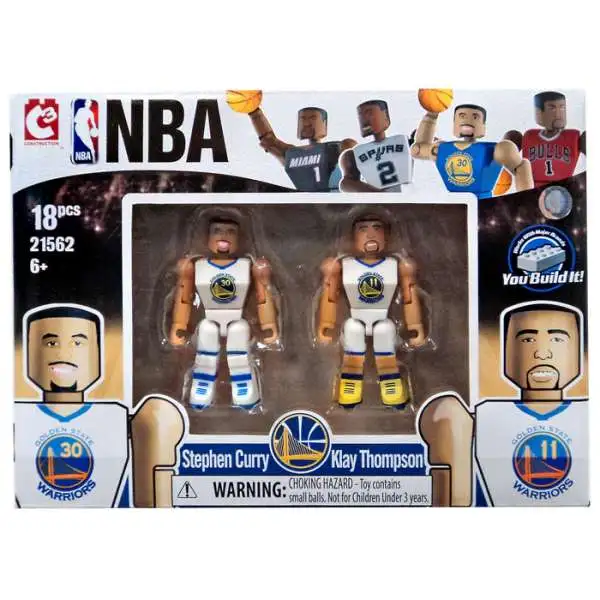 NBA Golden State Warriors C3 Construction Stephen Curry & Klay Thompson Building Set #21562