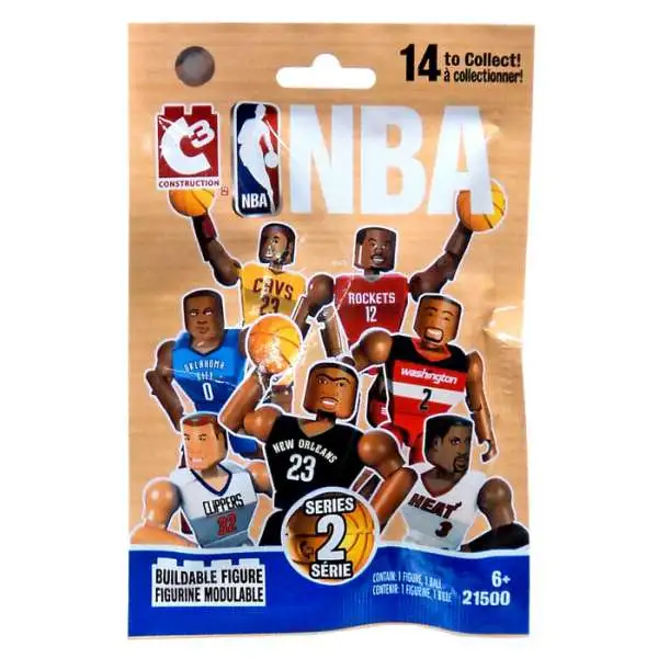 NBA C3 Construction Series 2 Buildable Figure Mystery Pack