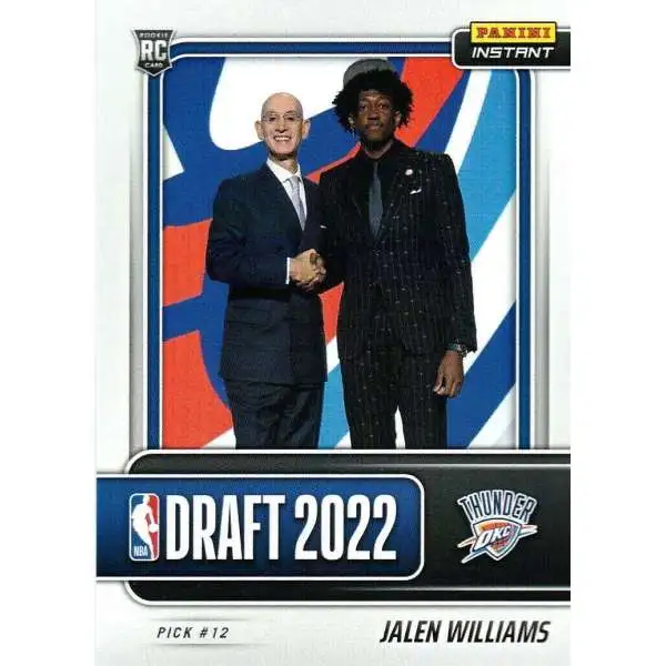 NBA 2022-23 Instant Draft Night Basketball Jalen Williams DN12 [#12 Pick]