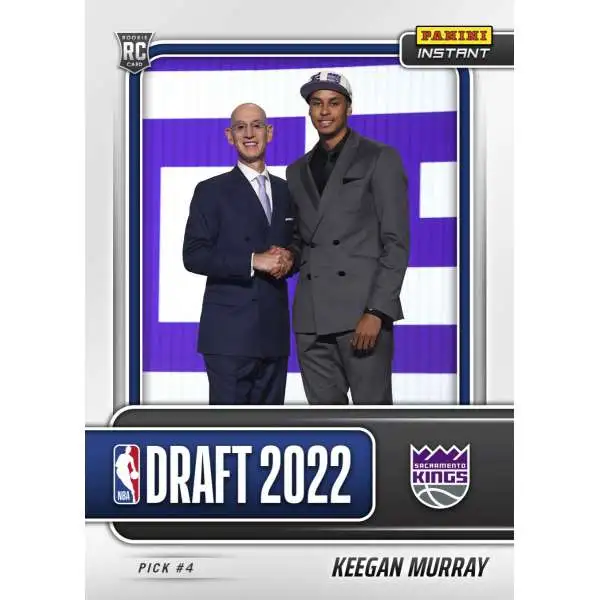 Men's Fanatics Branded Keegan Murray Purple Sacramento Kings 2022 NBA Draft First Round Pick Fast Break Replica Player Jersey - Icon Edition