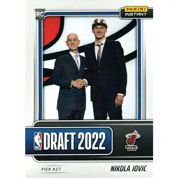 NBA 2022-23 Instant RPS First Look Basketball Nikola Jovic Trading Card  (Rookie Card)