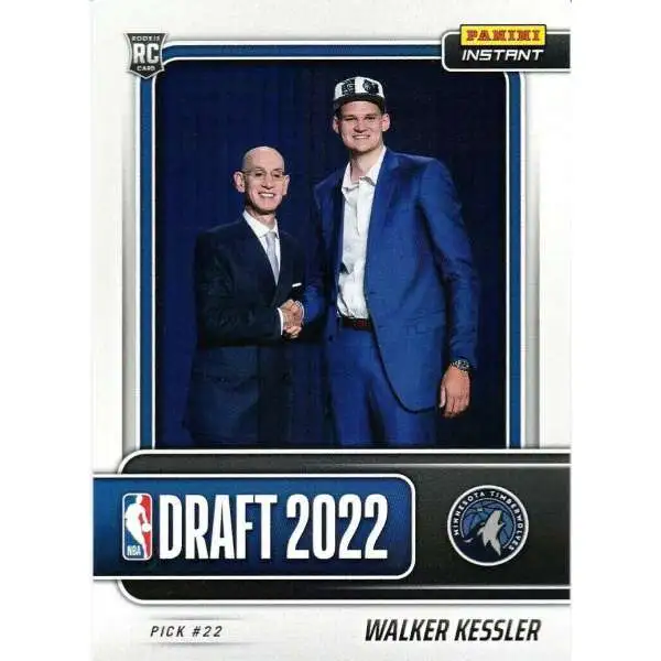 NBA 2022-23 Instant Draft Night Basketball Walker Kessler DN19 [#22 Pick]