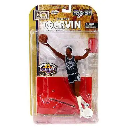 McFarlane Toys NBA San Antonio Spurs Sports Basketball Legends Series 4 George Gervin Action Figure