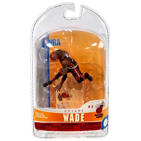 McFarlane Toys NBA Miami Heat Sports Picks Basketball 3 Inch Mini Series 5 Dwyane Wade Mini Figure