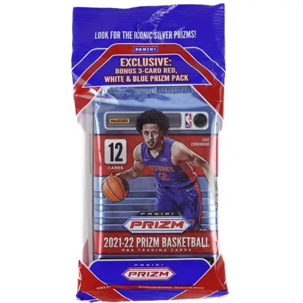NBA Panini 2021-22 Prizm Basketball Trading Card BLASTER Box 6 