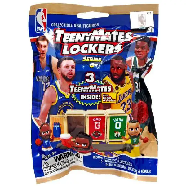 NBA TeenyMates Series 7 4-Pack Bundle