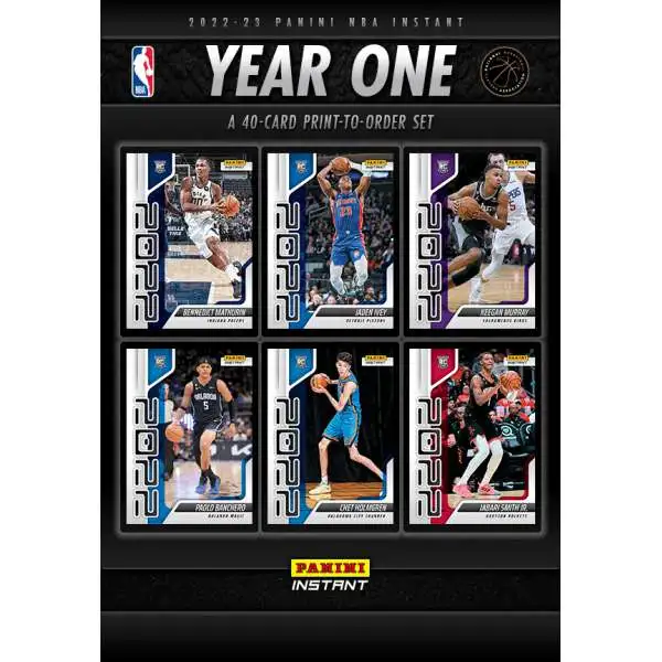 NBA 2022-23 Instant RPS First Look Basketball Trading Card Set [35 Rookie  Cards]