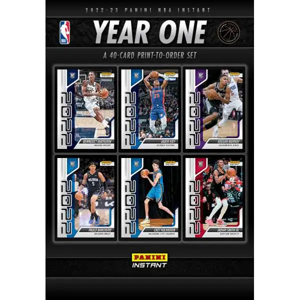 NBA 2022-23 Instant Year One Basketball Trading Card Set [40 Rookie Cards]