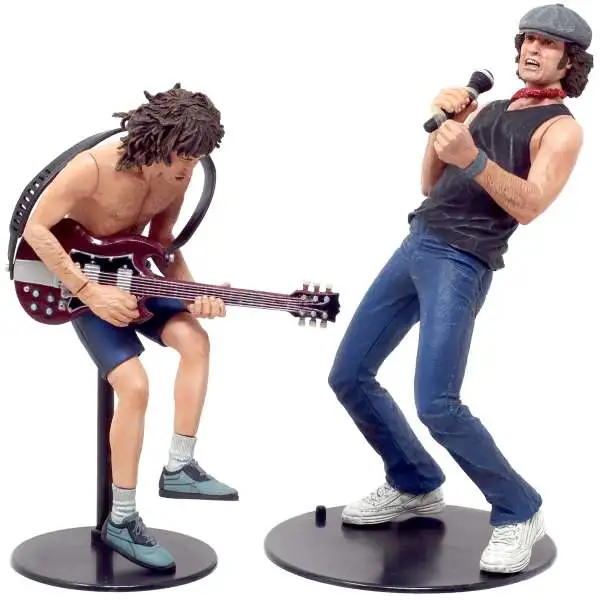 AC/DC Brian Johnson & Angus Young フィギュア NECA ACDC Brian Johnson Angus Young Action Figure 2-Pack Loose