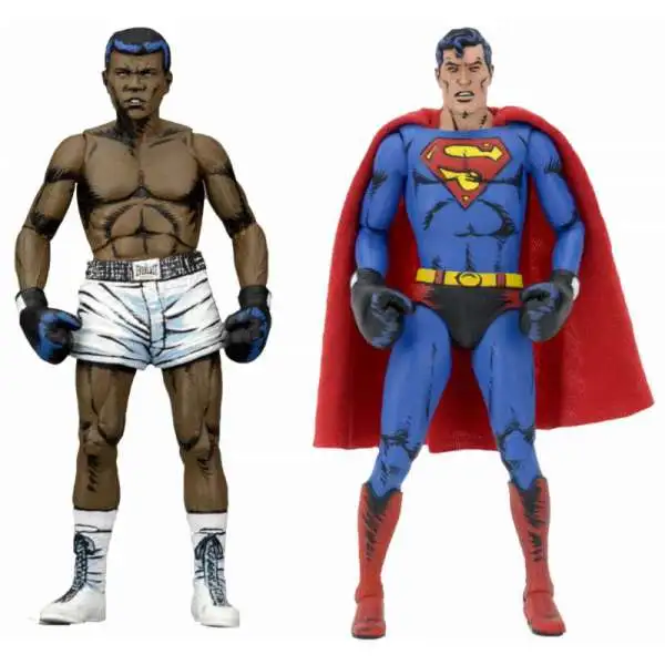 NECA DC Superman vs. Muhammad Ali Action Figure 2-Pack