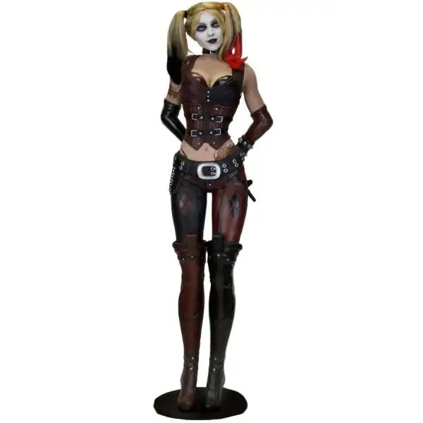 NECA DC Batman: Arkham City Life-Size Scale Harley Quinn Foam Figure
