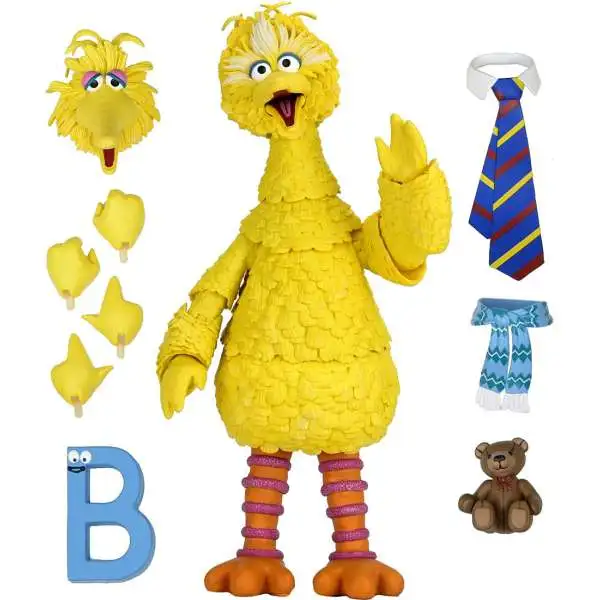 NECA Sesame Street Big Bird 7 Action Figure Ultimate Version - ToyWiz