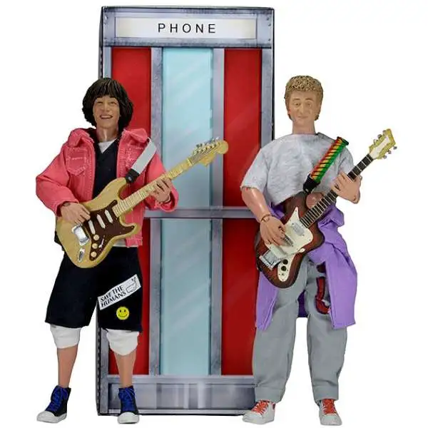 NECA Bill & Ted's Excellent Adventure Bill & Ted Clothed Action Figures