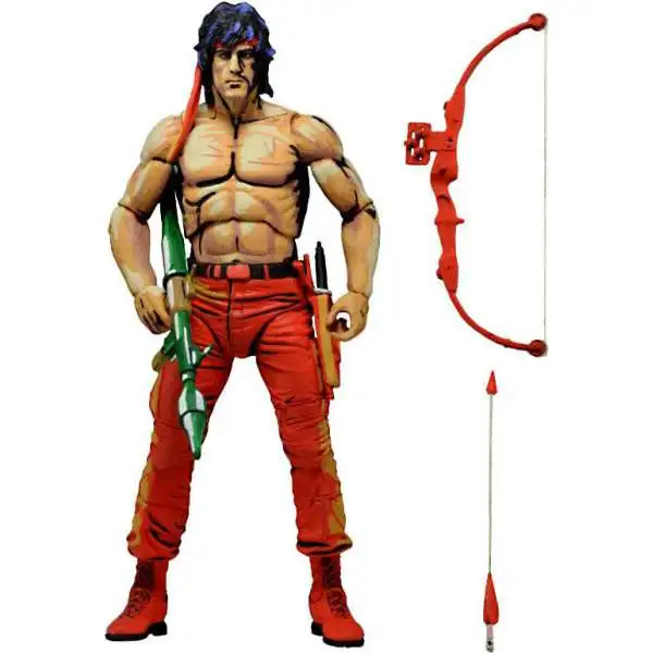 NECA First Blood Part II Classic Video Game Rambo Action Figure