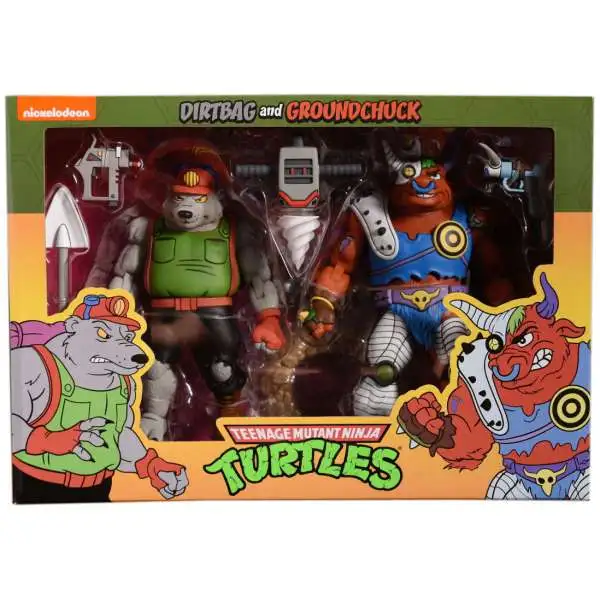 NECA Teenage Mutant Ninja Turtles Dirtbag Groundchuck 7 Action