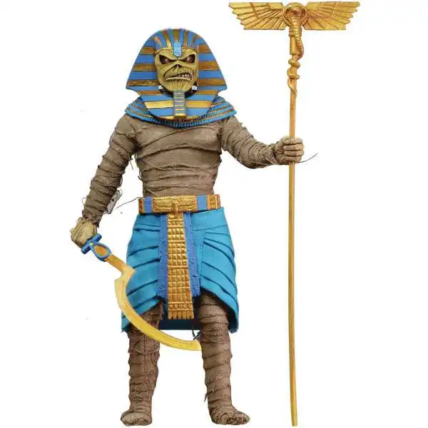 NECA Iron Maiden Piece of Mind Eddie Clothed Action Figure [Pharaoh]