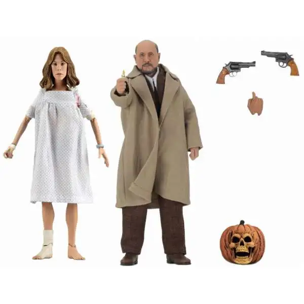 NECA Halloween 2 Doctor Loomis & Laurie Strode Action Figure 2-Pack [1981]