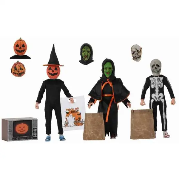 NECA Halloween 3: Season of the Witch Season of the Witch Clothed Action Figure 3-Pack [Damaged Package]