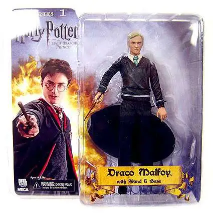 NECA Harry Potter The Half Blood Prince Draco Malfoy Action Figure [With Wand & Base]