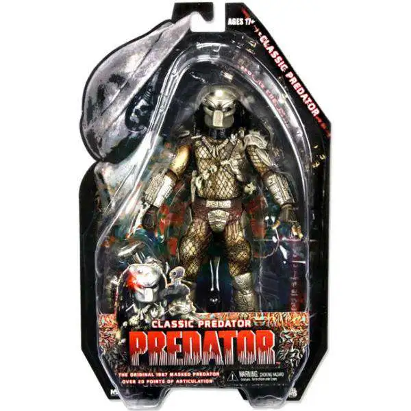 NECA Predators Series 3 Classic Predator Action Figure [Masked, Damaged Package]