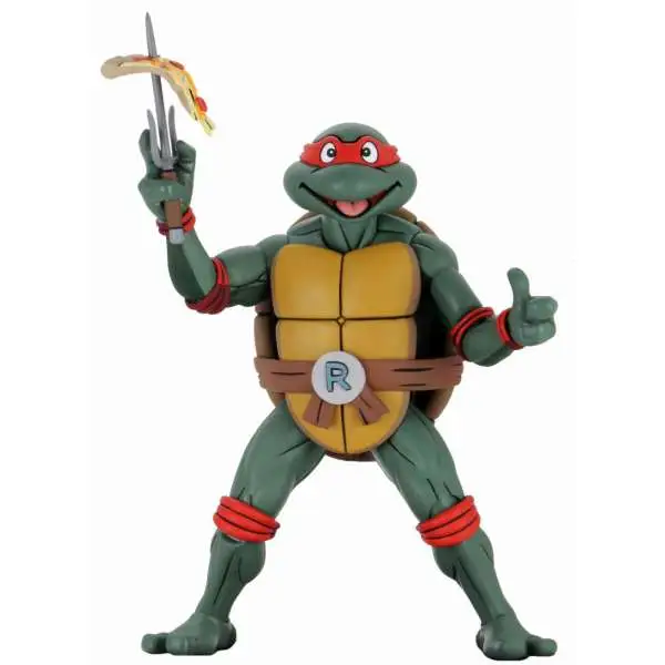 NECA Teenage Mutant Ninja Turtles Cartoon Quarter Scale Raphael Action Figure