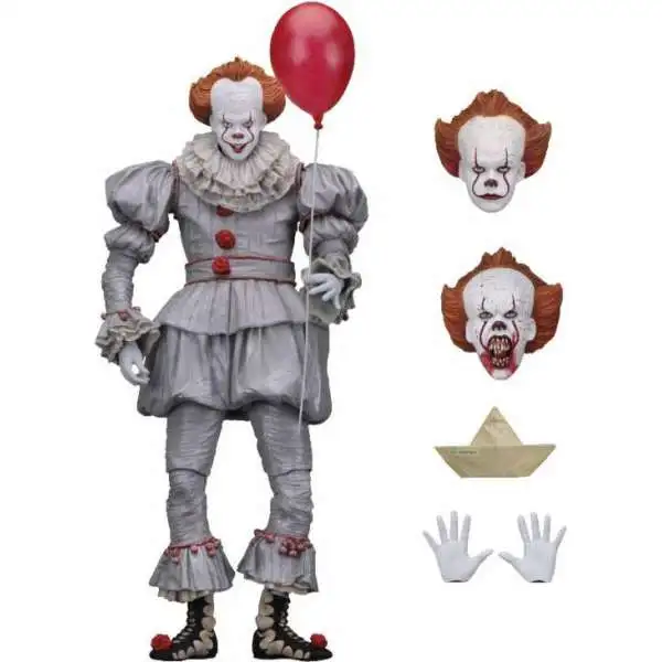 NECA IT Movie (2017) Pennywise Action Figure [Ultimate Version, Clean, Open Package] [Open Package, Mint Contents]