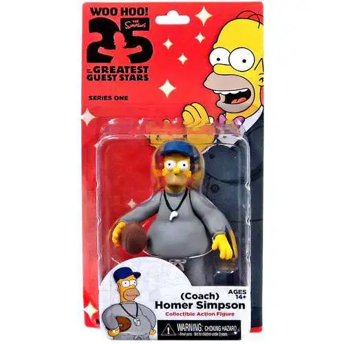 NECA The Simpsons Greatest Guest Stars Series 1 Homer Simpson Action FIgure [Coach]