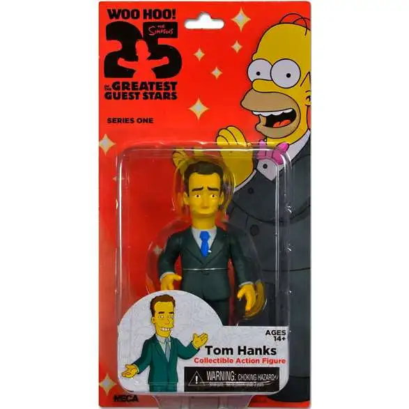 NECA The Simpsons Greatest Guest Stars Series 1 Tom Hanks Action FIgure