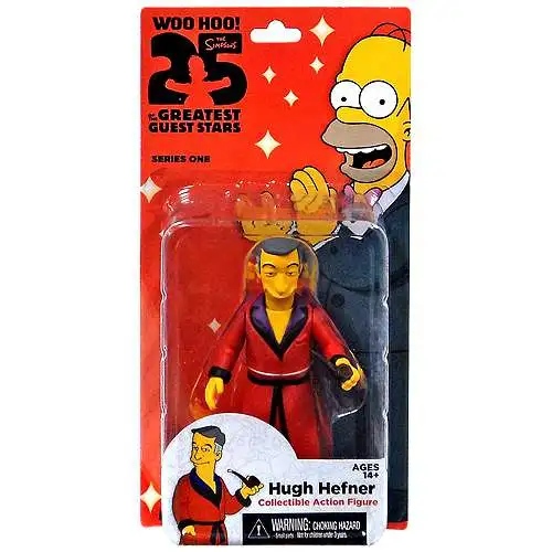 NECA The Simpsons Greatest Guest Stars Series 1 Hugh Hefner Action FIgure