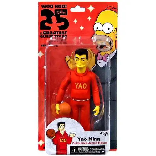 NECA The Simpsons Greatest Guest Stars Series 1 Yao Ming Action FIgure